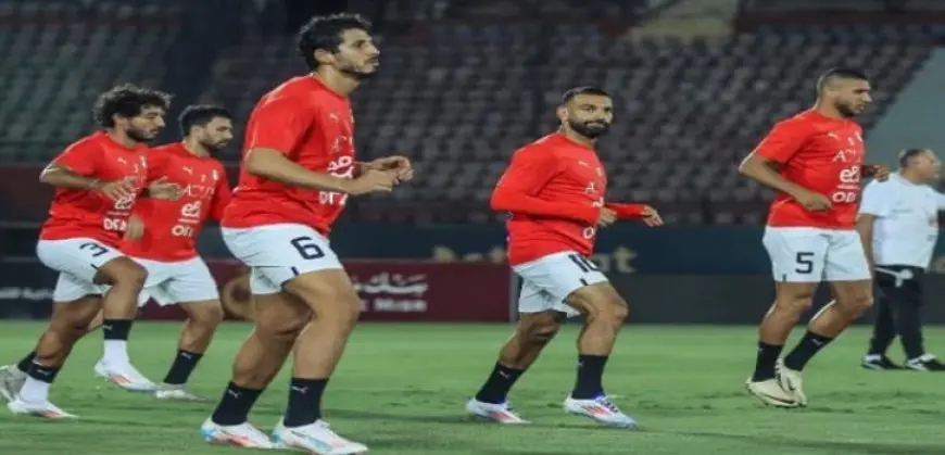 منتخب مصر يواصل تدريباته لمواجهة كاب فيردي بعد اكتمال صفوفه بانضمام صلاح