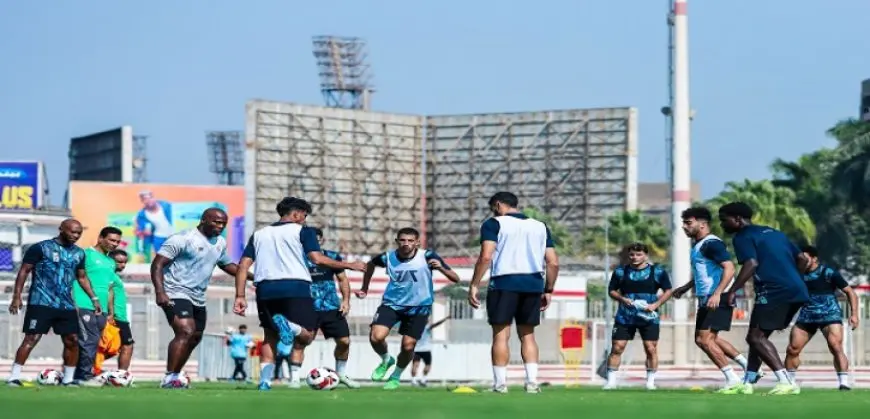 دونجا وشلبي يشاركان في مران الزمالك استعدادا لمواجهة البنك الأهلي في انطلاقته بالدوري الممتاز